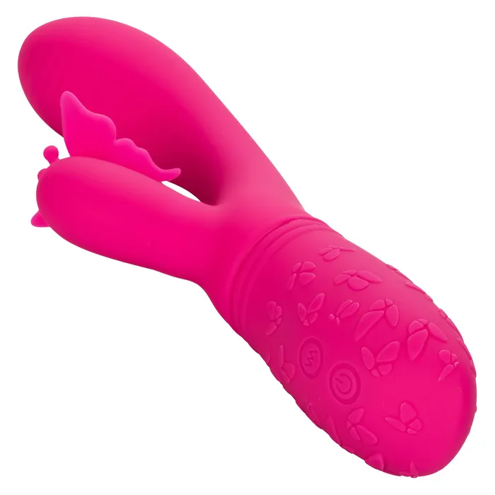 Vibrators Rechargeable Butterfly Kiss Flutter Pink CalExotics