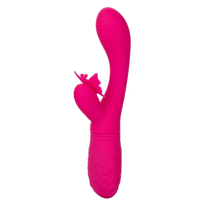 Vibrators Rechargeable Butterfly Kiss Flutter Pink CalExotics