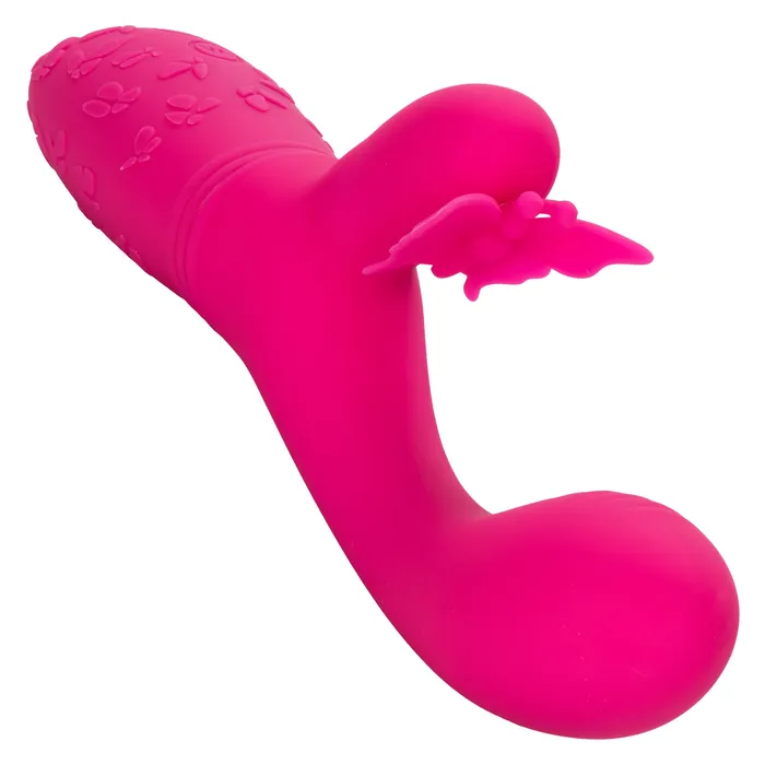 Vibrators Rechargeable Butterfly Kiss Flutter Pink CalExotics