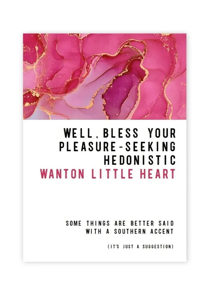 Warm Human Warm Human Wanton Heart Greeting Card Anal