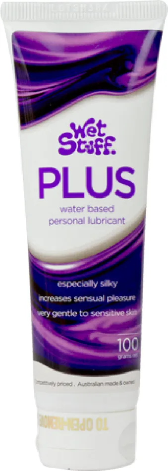 Wet Stuff Plus Tube Gel Works Male Sex Toys