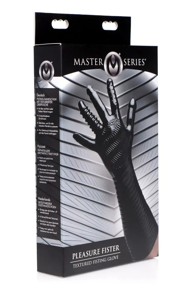 XR Brands Master Series Male Sex Toys Pleasure Fister Textured Fisting Glove XR Brands Master Series Male Sex Toys Pleasure Fister Textured Fisting Glove