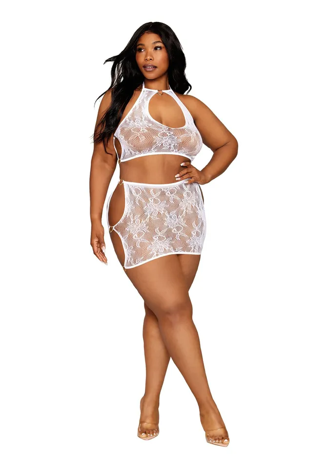 2024 Holiday Sale Specials Female Sex Toys Lace Bralette and Mini Skirt Set Queen Size White 2024 Holiday Sale Specials Female Sex Toys Lace Bralette and Mini Skirt Set Queen Size White