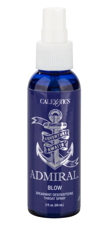2024 Holiday Sale Vibrators Admiral Blow Spearmint Desensitizing Throat Spray 2 Fl Oz
