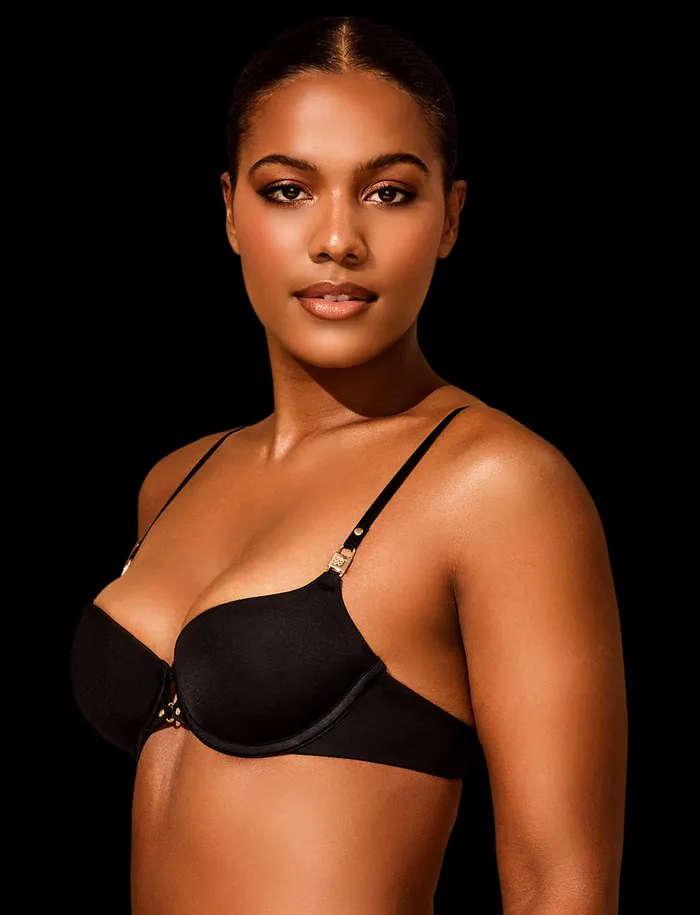 Anal Honey Birdette Everyday Smooths Black Push Up Bra