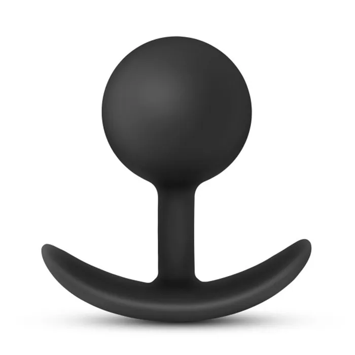 Blush Anal Anal Adventures Platinum Silicone Vibra Plug Black