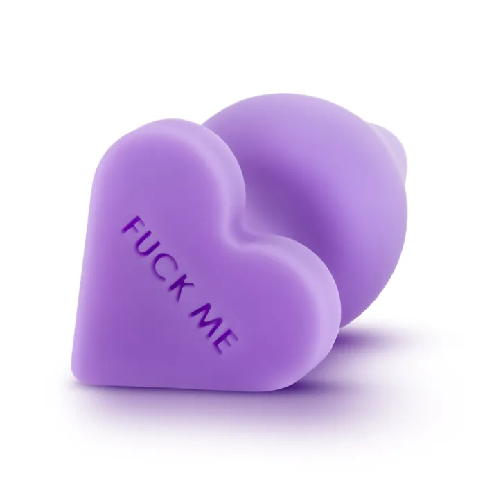 Blush Vibrators Naughtier Candy Hearts Fuck Me Purple