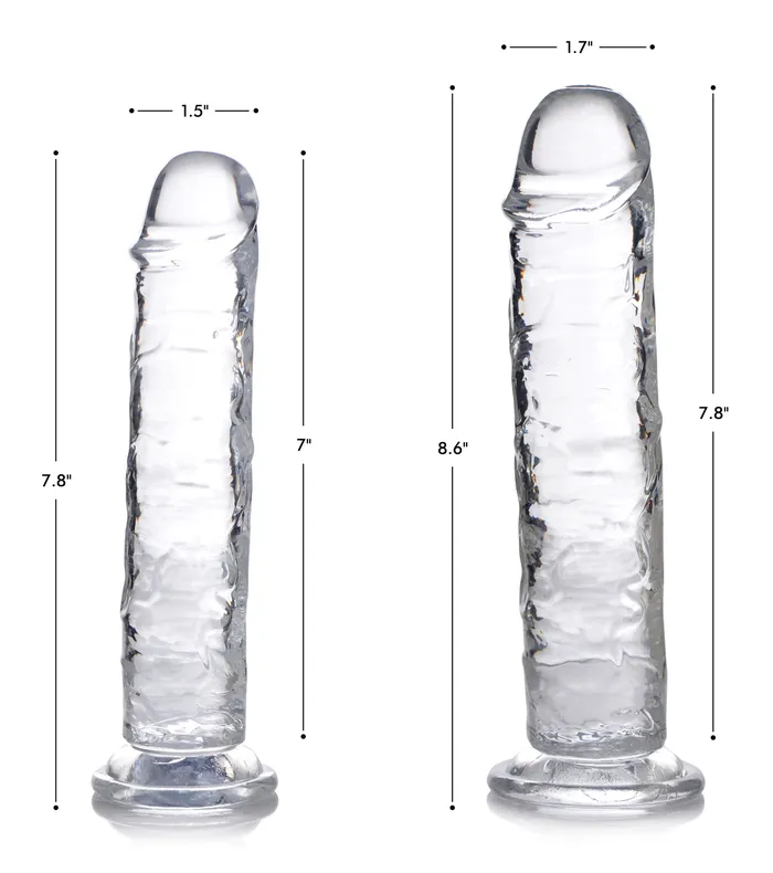 CThru by Jock Dildos Jock CThru SLIM 7 Clear TPE Dildo CThru by Jock Dildos Jock CThru SLIM 7 Clear TPE Dildo
