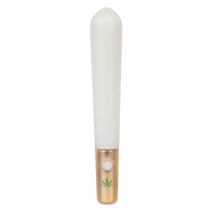 CalExotics Vibrators Naughty Bits Smoke Show Mini Joint Vibe White