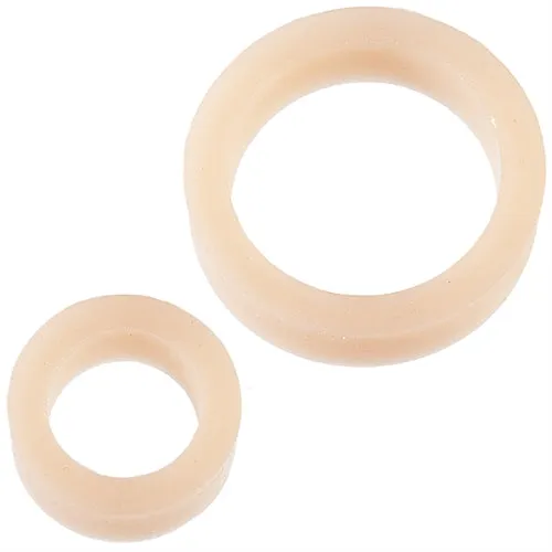 Dildos Doc Johnson Platinum Premium Silicone the CRings White