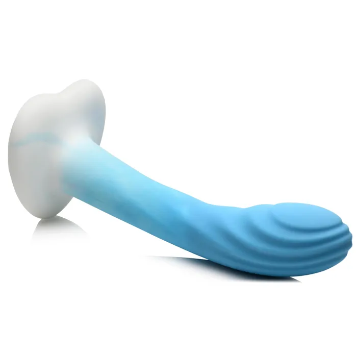 Dildos Simply Sweet Simply Sweet 7 Rippled Silicone Dildo Blue Dildos Simply Sweet Simply Sweet 7 Rippled Silicone Dildo Blue