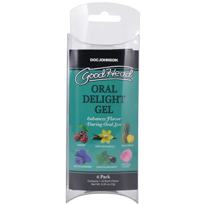Doc Johnson Enhancers Goodhead Oral Delight Gel 6 Pack 024 Oz