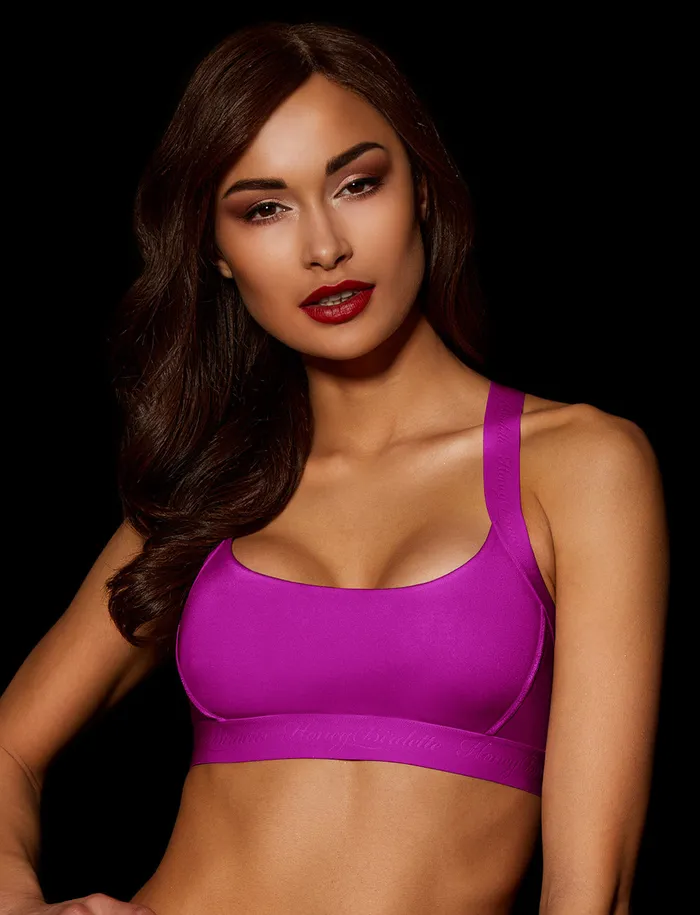 Essentials Magenta Crop Top Honey Birdette Vibrators
