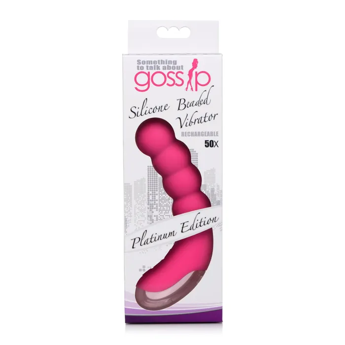 Gossip Silicone Beaded Vibrator 50x Gossip Female Sex Toys