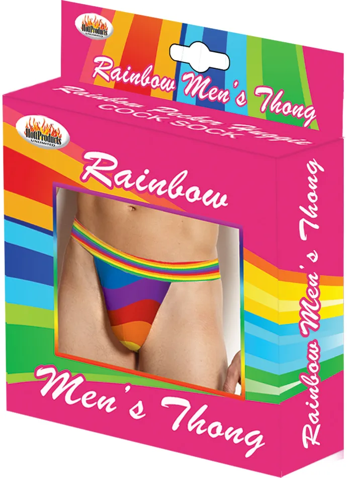 Hott Products Female Sex Toys Rainbow Mens Thong