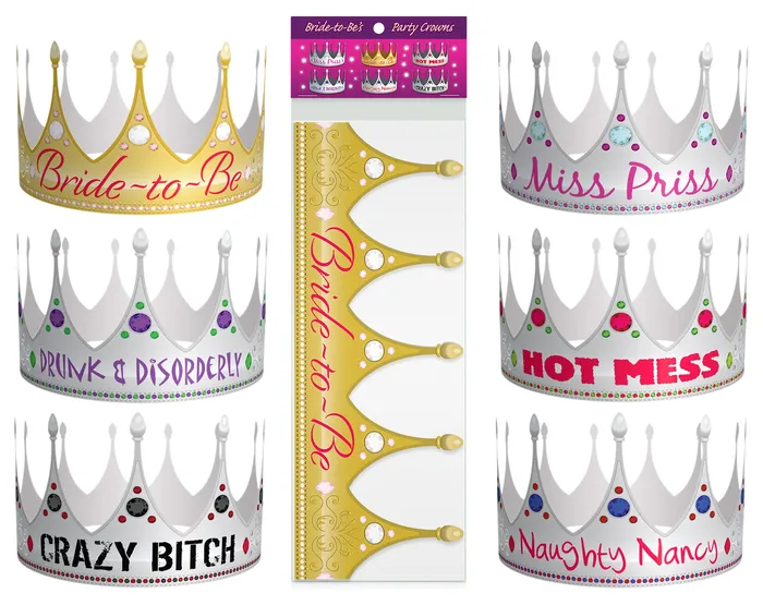 Kheper Games BridetoBe Party Crowns Vibrators