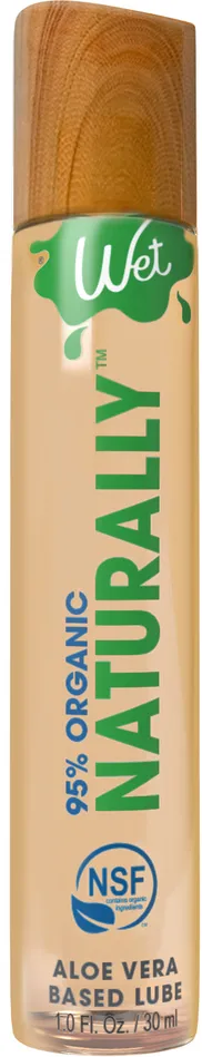 Lubricants Wet 95 Organic Naturally Aloe Based Lubricant 1 Oz Wet