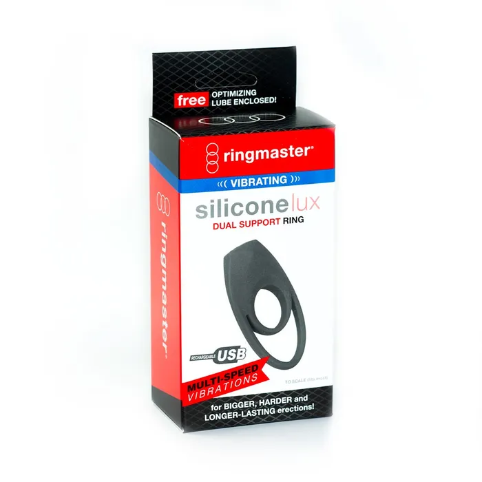 Male Sex Toys metro distribution RingMaster Silicone Lux Dual Support Ring Male Sex Toys metro distribution RingMaster Silicone Lux Dual Support Ring