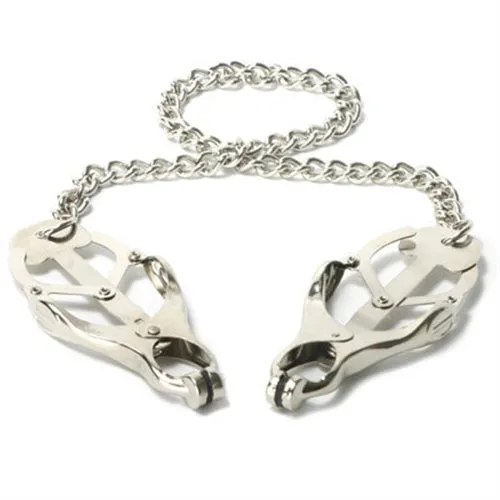 Masters Sterling Nipple Clamps Monarch XR Brands Nipple Clitoral Toys