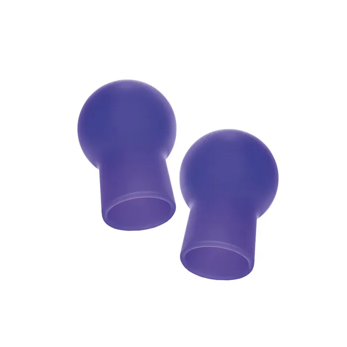 Nipple Play Silicone Advanced Nipple Suckers Purple CalExotics Couples