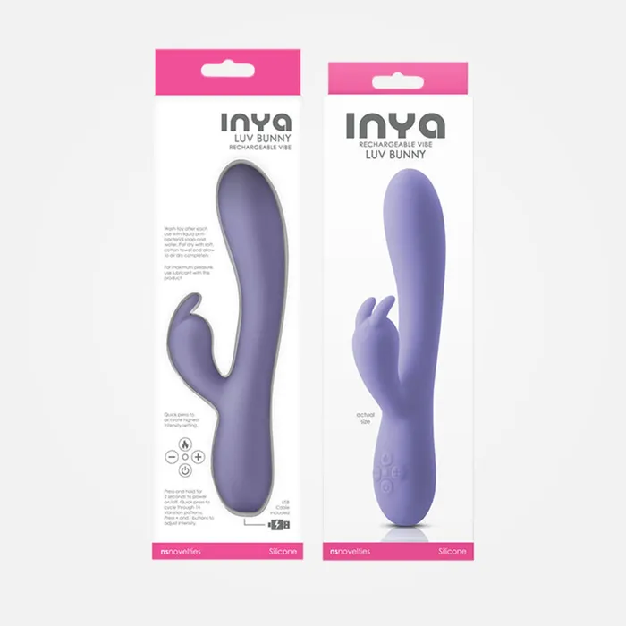 NS Novelties Vibrators INYA Luv Bunny Rechargeable Rabbit Vibrator NS Novelties Vibrators INYA Luv Bunny Rechargeable Rabbit Vibrator