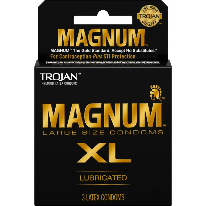 Paradise Marketing Trojan Magnum XL 3 Pack Male Sex Toys