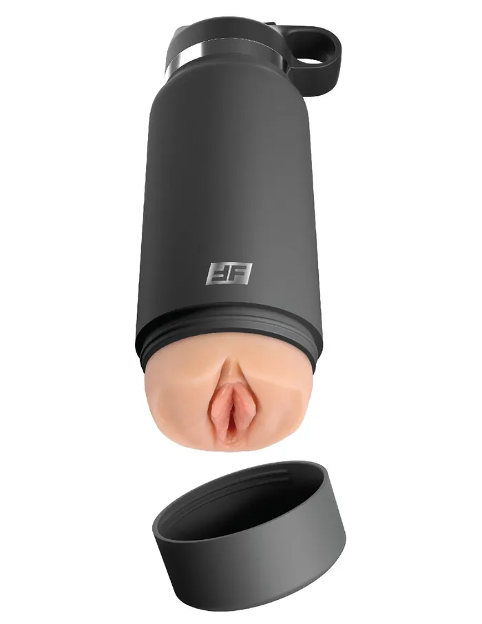 Pipedream Dildos Fuck Flask Secret Delight Grey Bottle Light