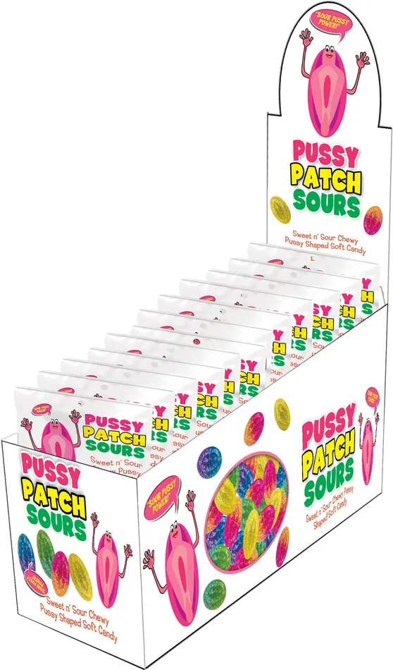 Pussy Patch Sours 12 Piece Display Hott Products Female Sex Toys