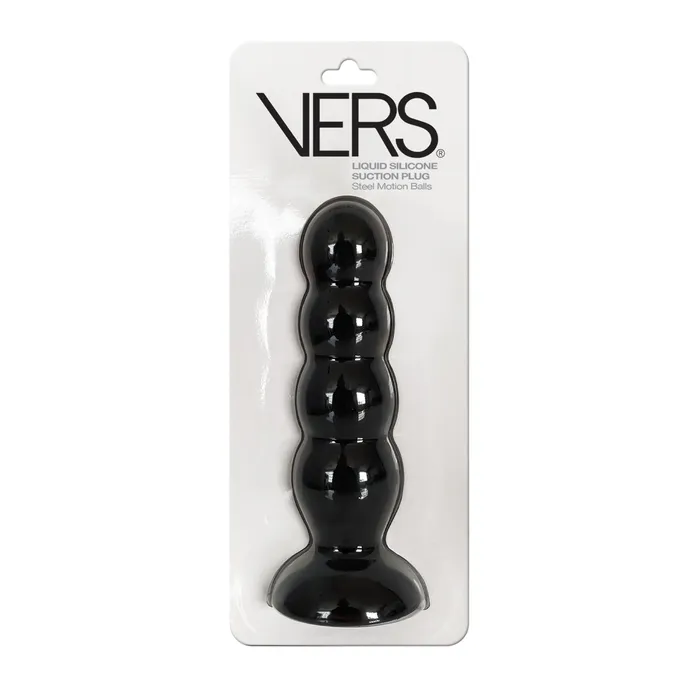 Rascal Anal Vers Liquid Silicone Suction Plug Black