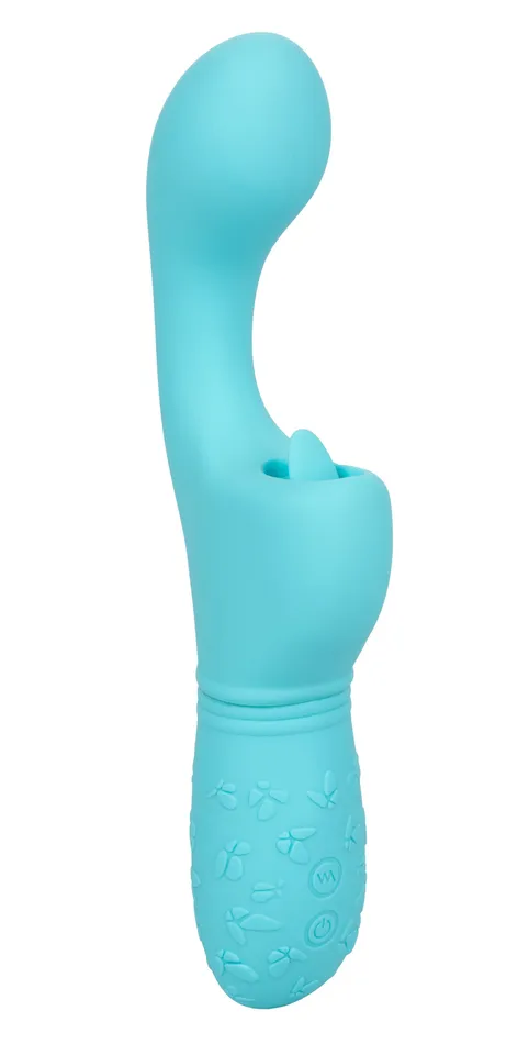 Rechargeable Butterfly Kiss Flicker Blue CalExotics Vibrators