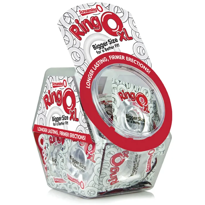 Ring O XL in Candy Bowl 36 Count Display Screaming O Male Sex Toys