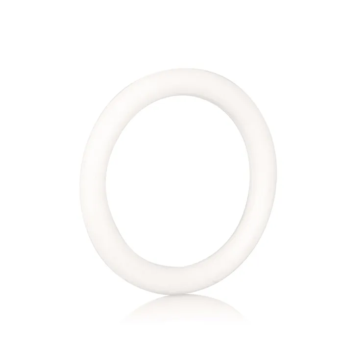 Rubber Ring Medium White CalExotics Male Sex Toys