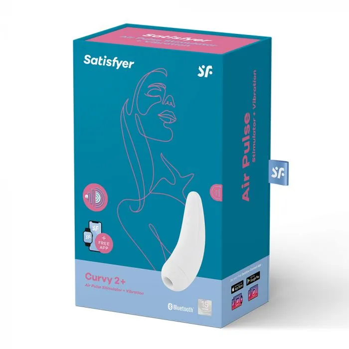 Satisfyer Curvy 2 White App Enabled Satisfyer Vibrators