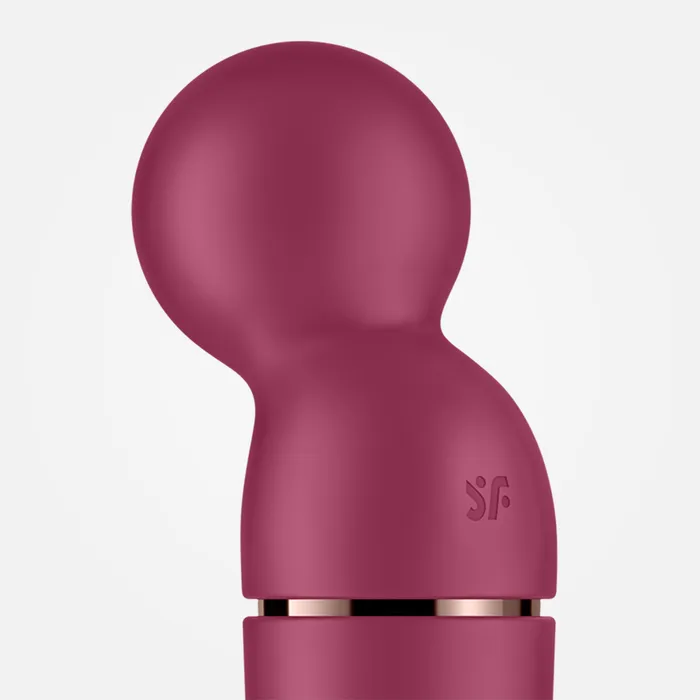 Satisfyer Vibrators Planet Wander Red Rechargeable Wand Vibrator Satisfyer Vibrators Planet Wander Red Rechargeable Wand Vibrator