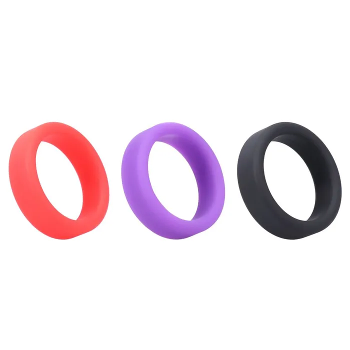 Tantus Male Sex Toys Soft Cock Ring Trio Bundle