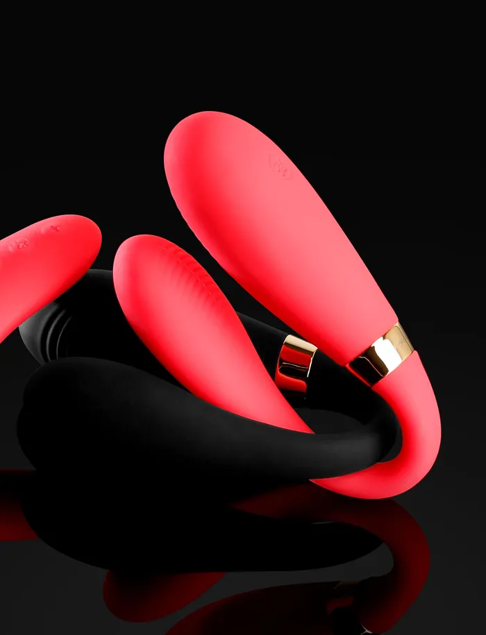 Vibrators Gemini Hot Pink Honey Birdette