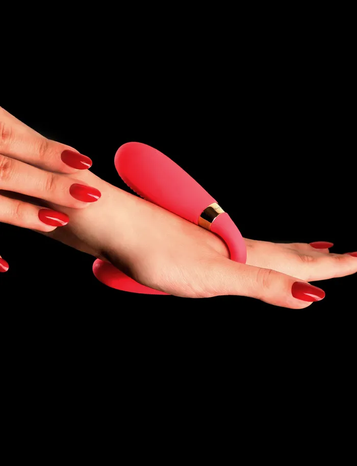 Vibrators Gemini Hot Pink Honey Birdette