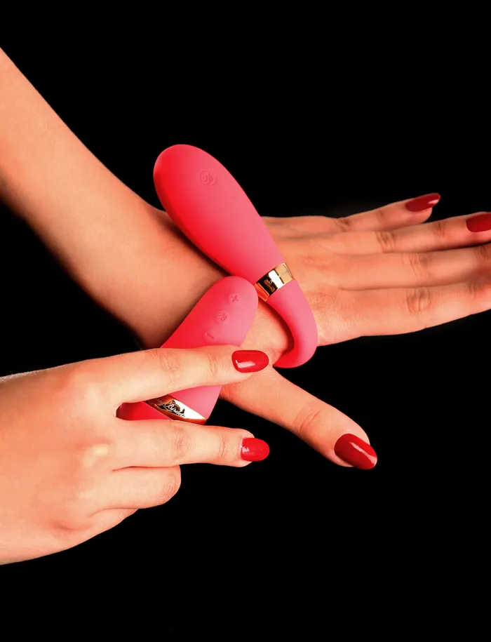 Vibrators Gemini Hot Pink Honey Birdette