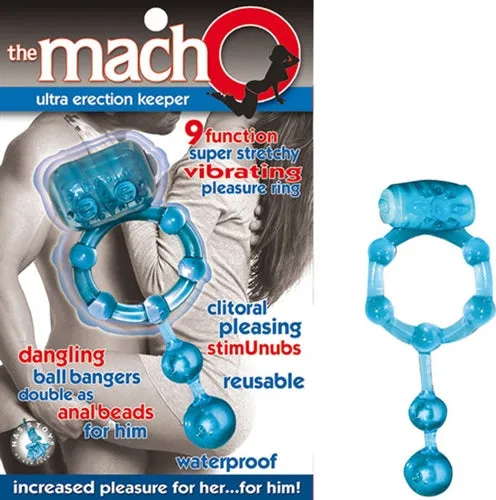 Vibrators Nasstoys The Macho Ultra Erection Keeper Blue