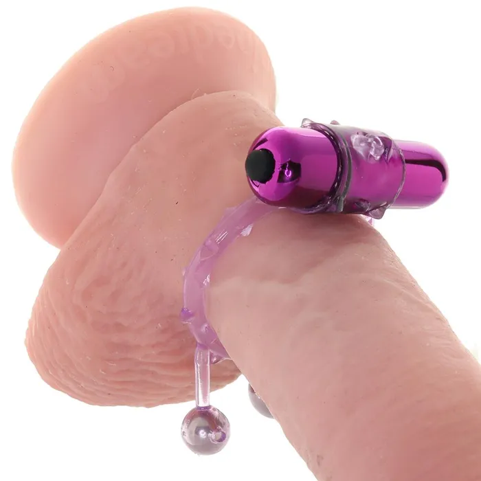 Vibrators Pink Cherry Triple Ball Bangin Vibrating Ring in Purple Evolved Novelties Vibrators Pink Cherry Triple Ball Bangin Vibrating Ring in Purple Evolved Novelties