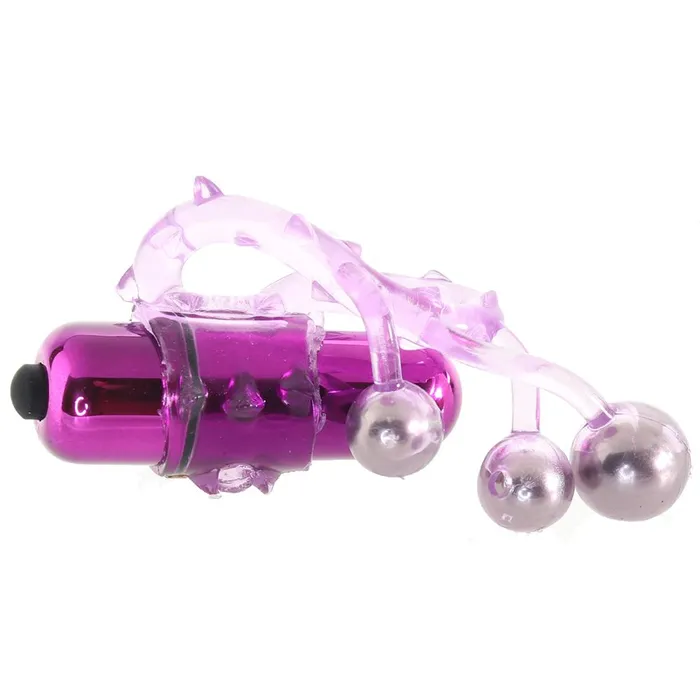 Vibrators Pink Cherry Triple Ball Bangin Vibrating Ring in Purple Evolved Novelties Vibrators Pink Cherry Triple Ball Bangin Vibrating Ring in Purple Evolved Novelties