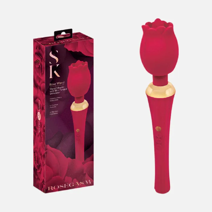 Vibrators Secret Kisses Secret Kisses Rosegasm Rose Vibrator Wand Vibrators Secret Kisses Secret Kisses Rosegasm Rose Vibrator Wand