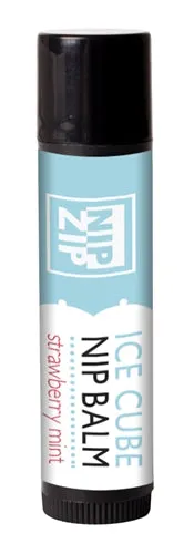 Vibrators Sensuva Nip Zip Ice Cube Nip Balm Strawberry Mint Tube Carded