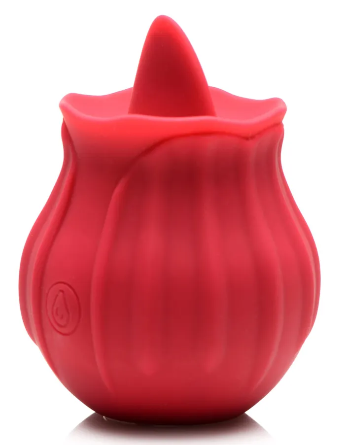 Vibrators XR Brands Bloomgasm Wild Violet 10x Licking Clit Stimulator Red