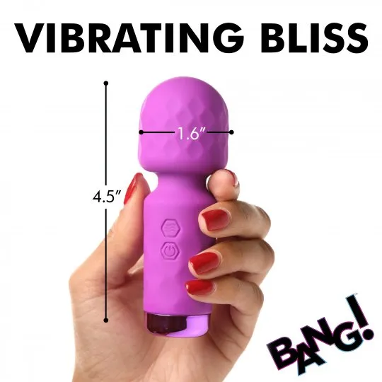 10X Mini Silicone Wand Bang Female Sex Toys