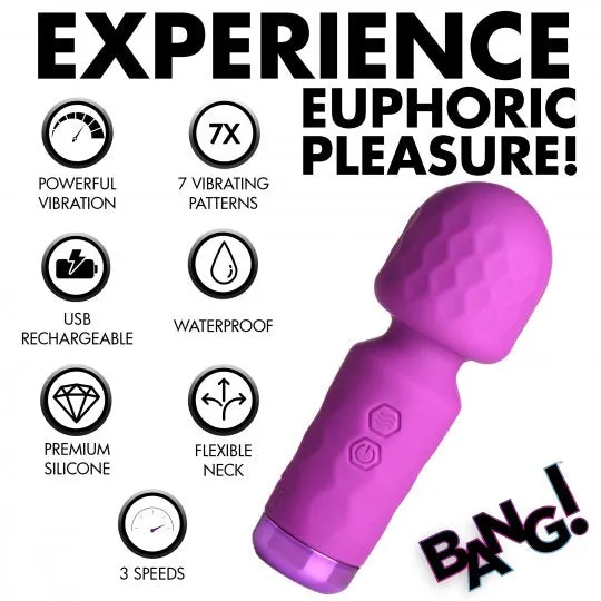 10X Mini Silicone Wand Bang Female Sex Toys