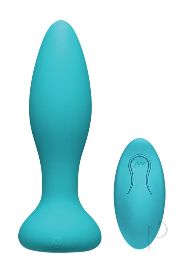 A Play Male Sex Toys APlay Rimmer Experienced Anal Plug with Remote Control Teal