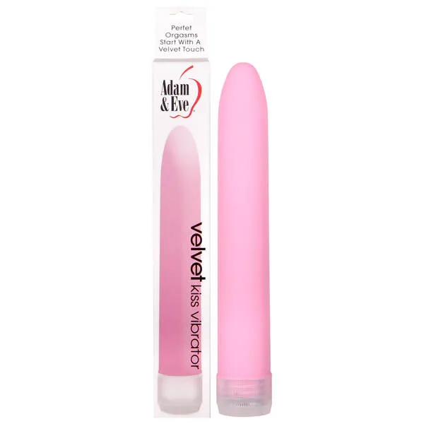 Adam Eve Velvet Kiss Pink Vibrator 6 Inch Wild Night Fantasies Vibrators