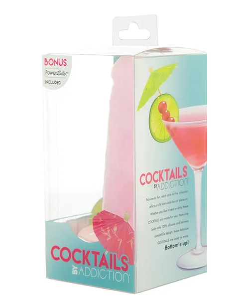 Addiction Dildos Addiction Cocktails Vibrating Silicone Dildo 55in Purple Cosmo