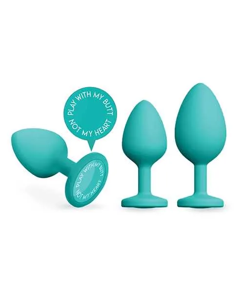Anal APlay Silicone Anal Trainer Set Teal A Play Anal APlay Silicone Anal Trainer Set Teal A Play